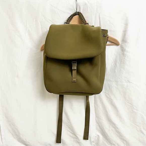 ATHLETA | NWOT REVIVE CONVERTIBLE BACKPACK BAG IN ACACIA OLIVE GREEN main image 10
